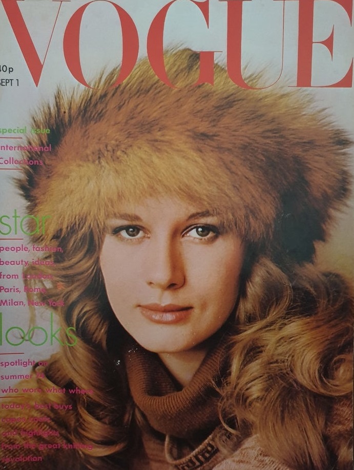 British Vogue Cover September 1974