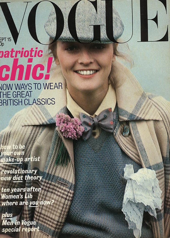 British Vogue Cover September 1977