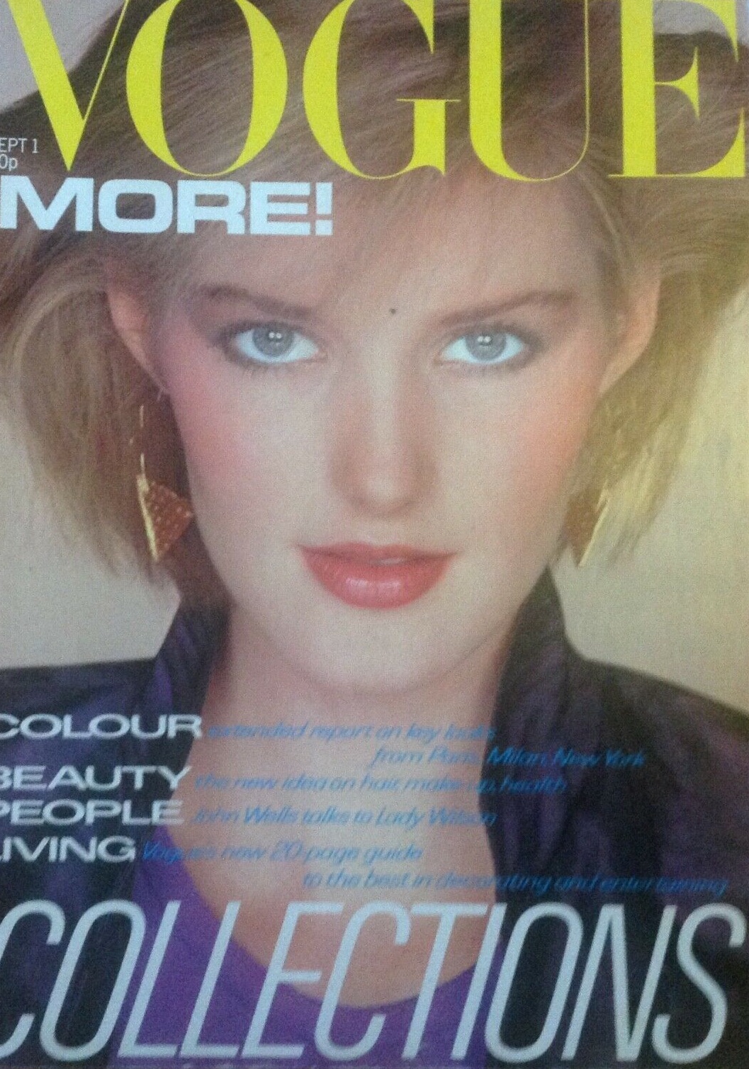 British Vogue Cover September 1980