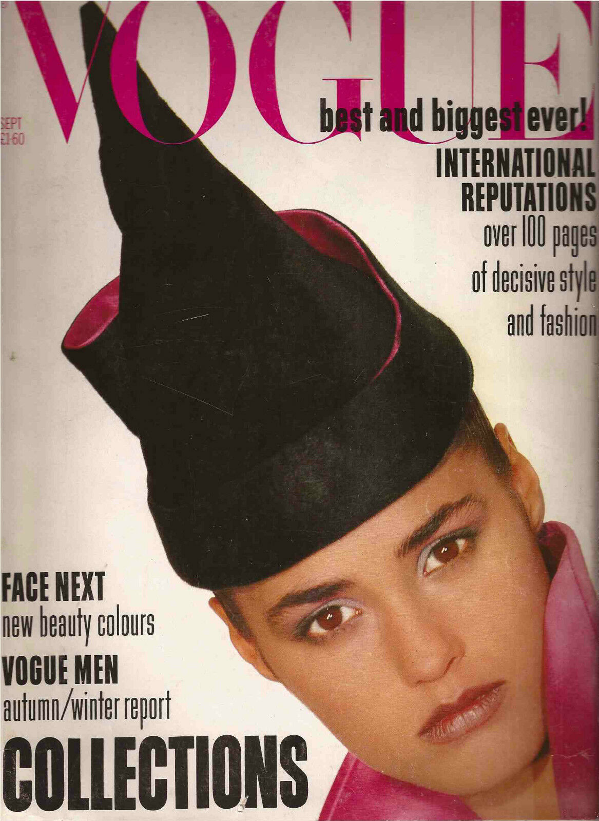 British Vogue Cover September 1985