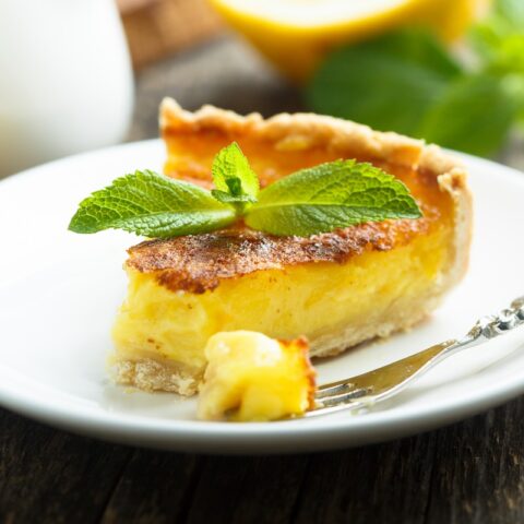 Recipe for Creamy Meyer Lemon Tart