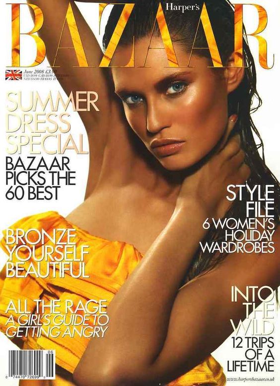 Bianca Balti British Harper's Bazaar Cover June 2008