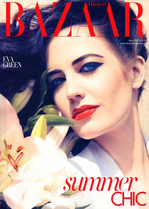 Eva Green British Harper's Bazaar Cover June 2011