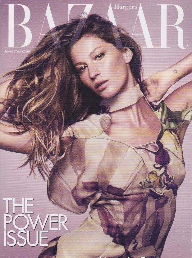 Gisele Bündchen British Harper's Bazaar Cover March