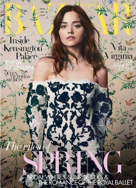 Jenna Coleman British Harper's Bazaar Cover April 2019