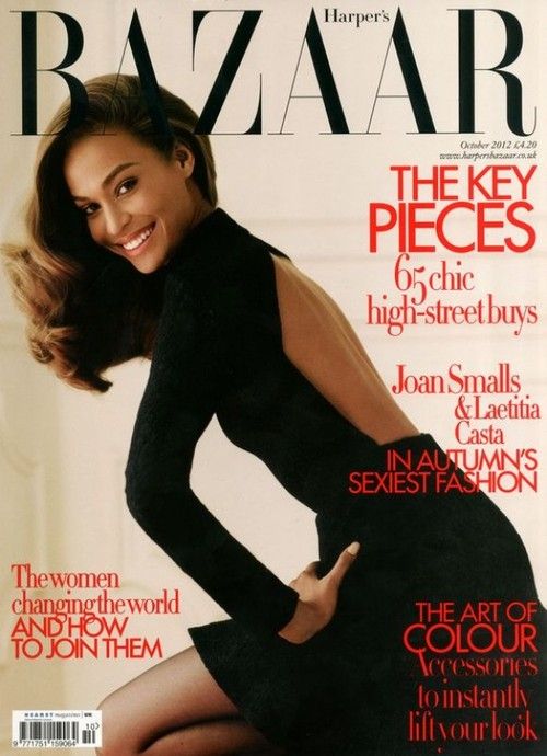 Joan Smalls British Harper's Bazaar Cover October 2012