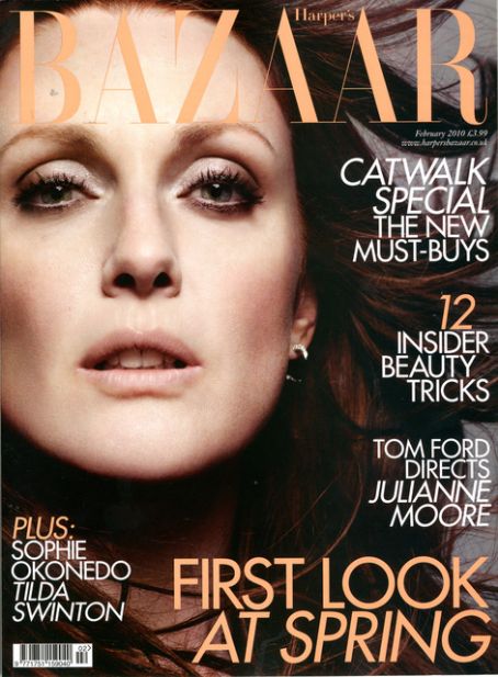 Julianne Moore British Harper's Bazaar Cover February 2010