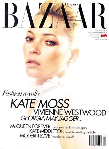 Kate Moss British Harper's Bazaar Cover May 2011