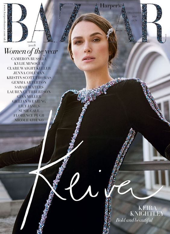 Keira Knightley British Harper's Bazaar Cover December 2018