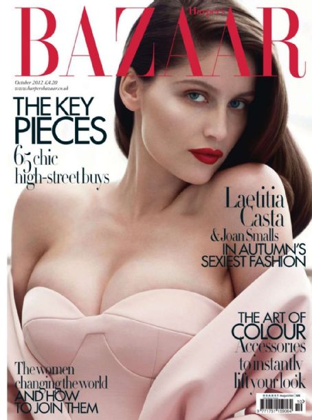 Laetitia Casta British Harper's Bazaar Cover October 2012