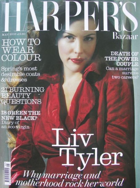 Liv Tyler British Harper's Bazaar Cover May 2006