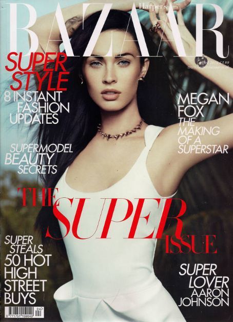 Megan Fox British Harper's Bazaar Cover April 2010