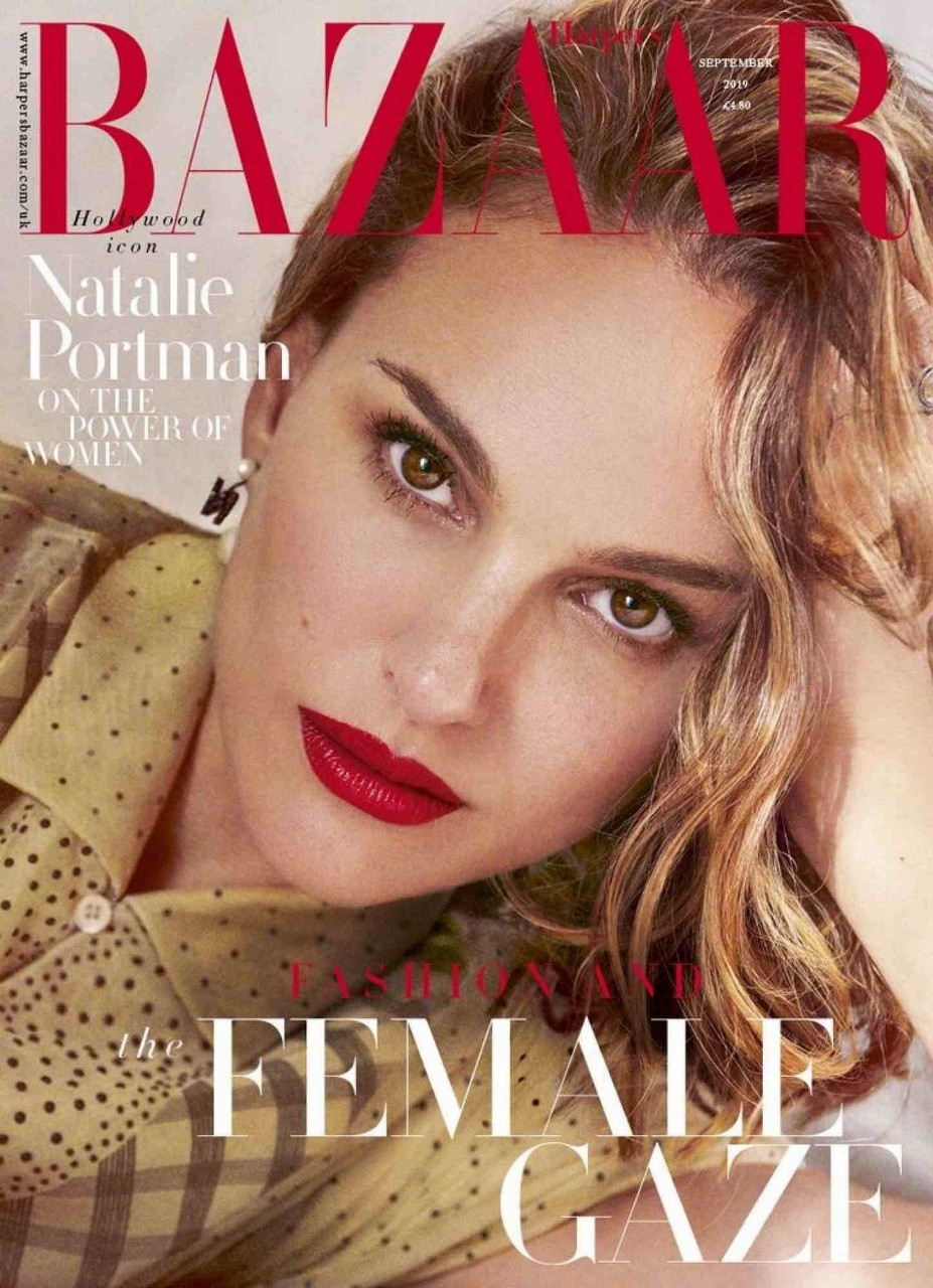 Natalie Portman British Harper's Bazaar Cover September 2019