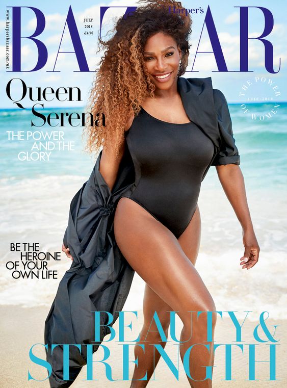 Serena Williams British Harper's Bazaar Cover July 2018