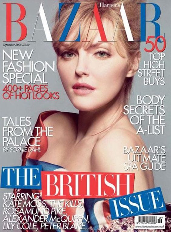 Sophie Dahl British Harper's Bazaar Cover September 2008