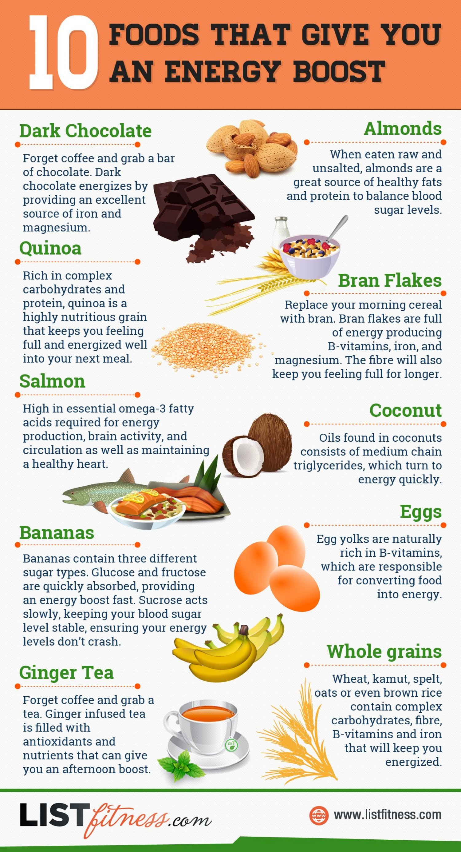 10 Foods That Give You An Energy Boost