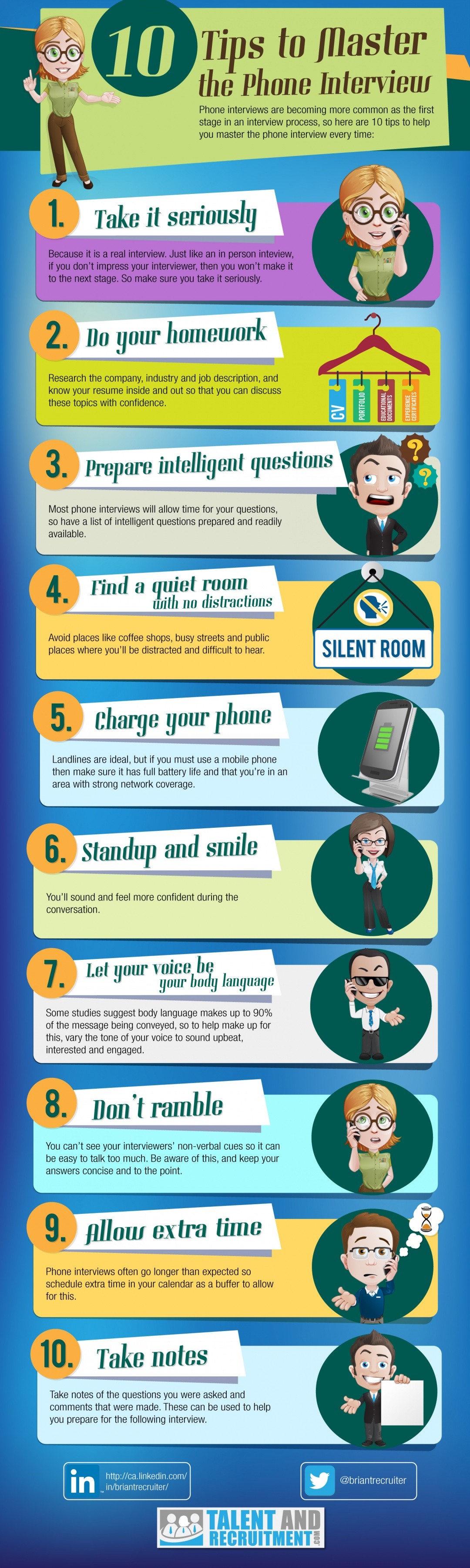 10 Tips To Master The Phone Interview