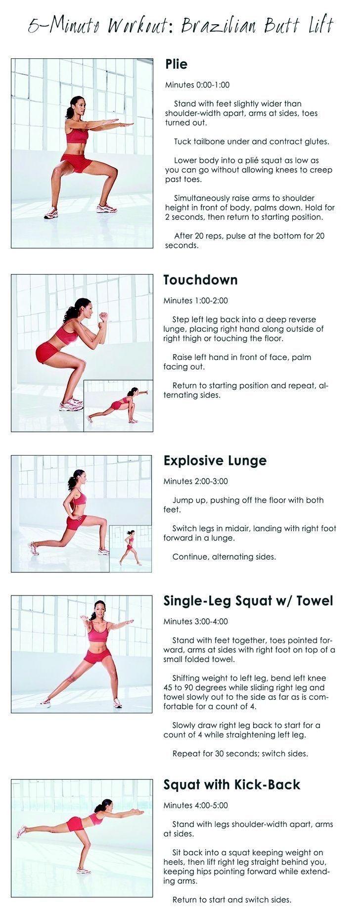 5-Minute Brazilian Butt Workout