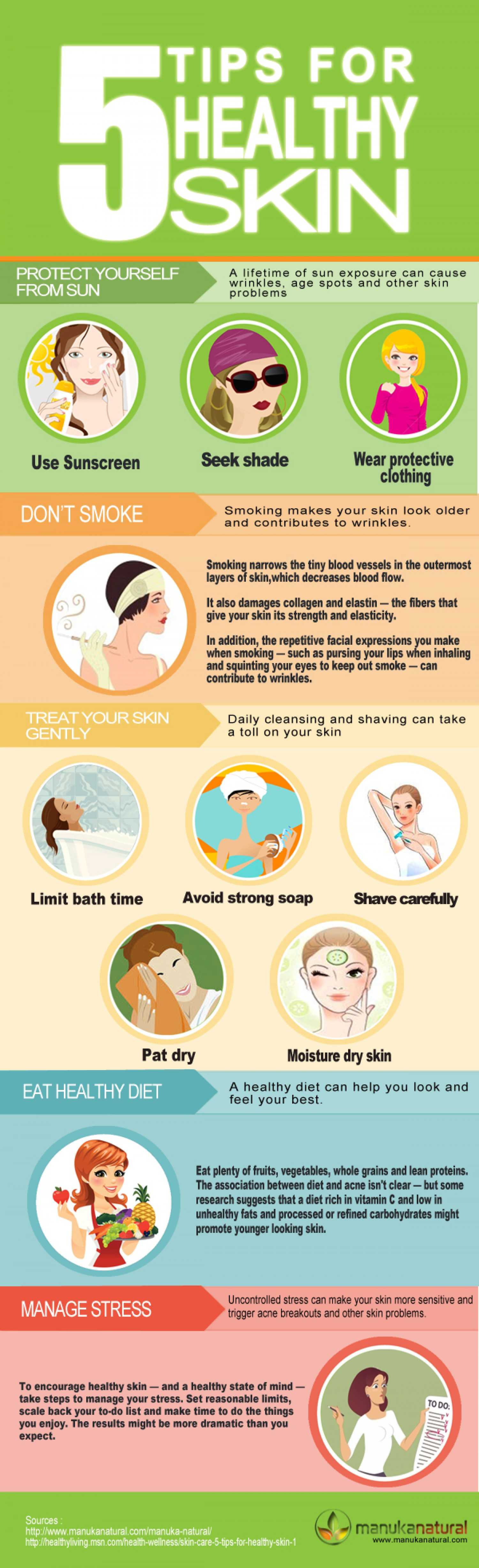 5 Tips For Healthy Skin