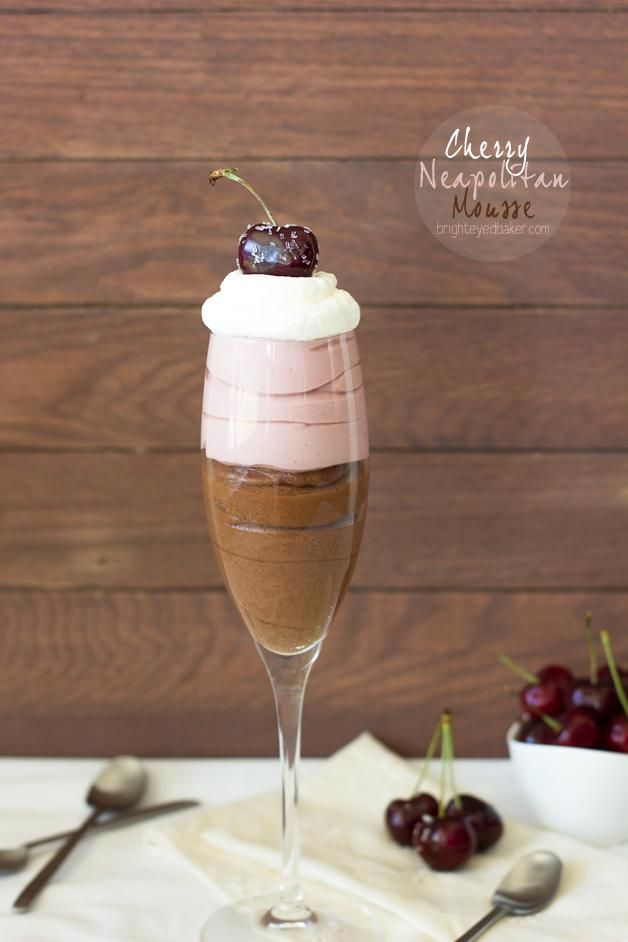 Cherry Neapolitan Mousse