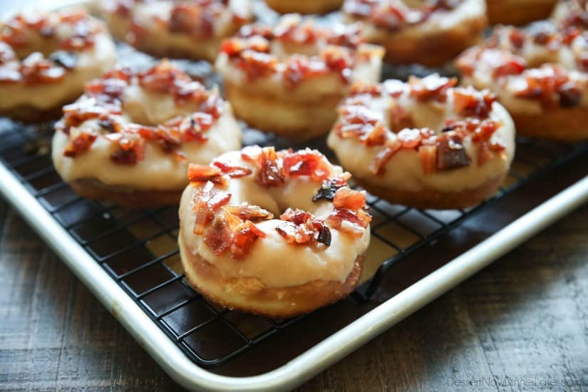 Maple Bacon Donuts