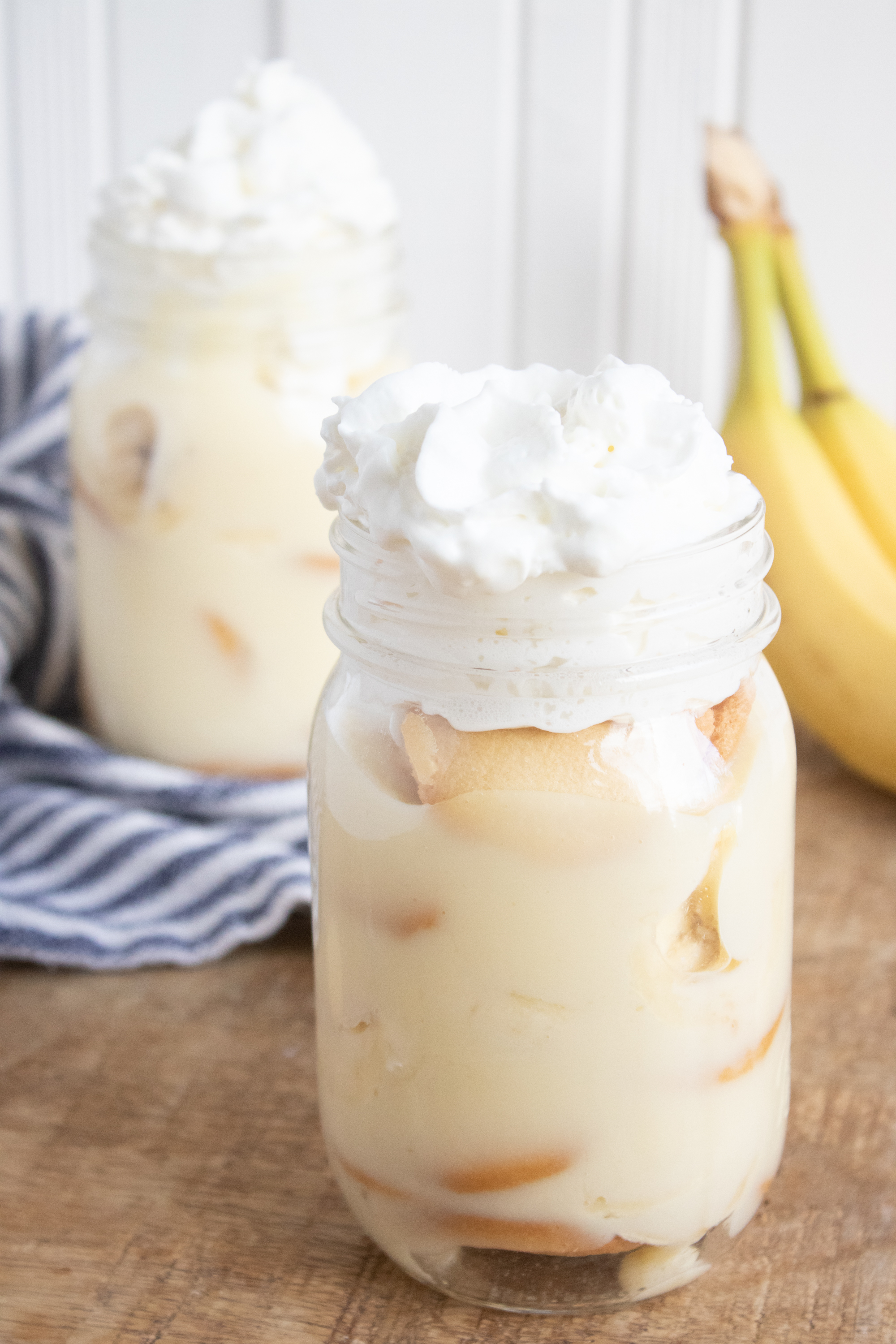 Mason Jar Banana Pudding