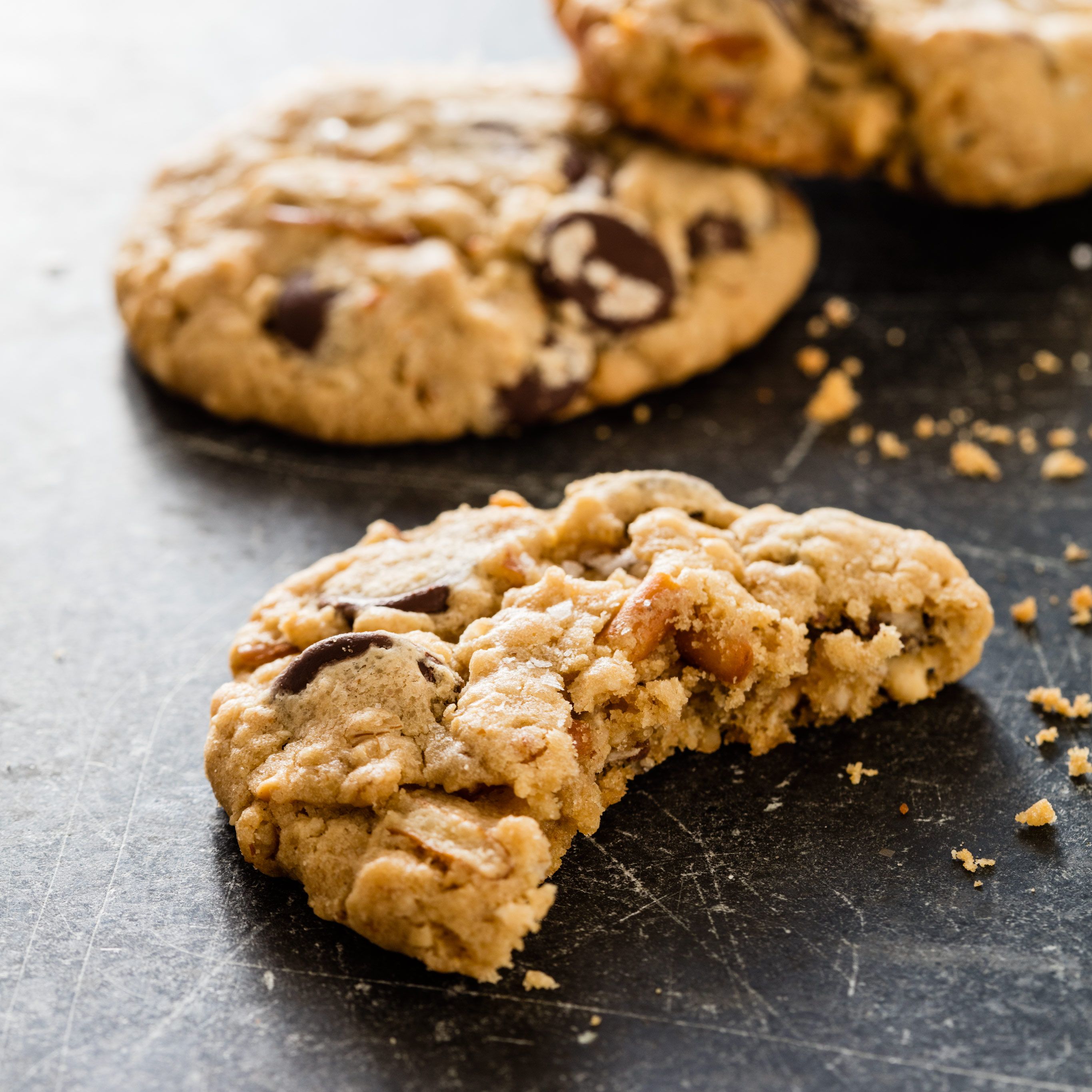 Peanut Butter Pretzel Chocolate Chunk Cookies