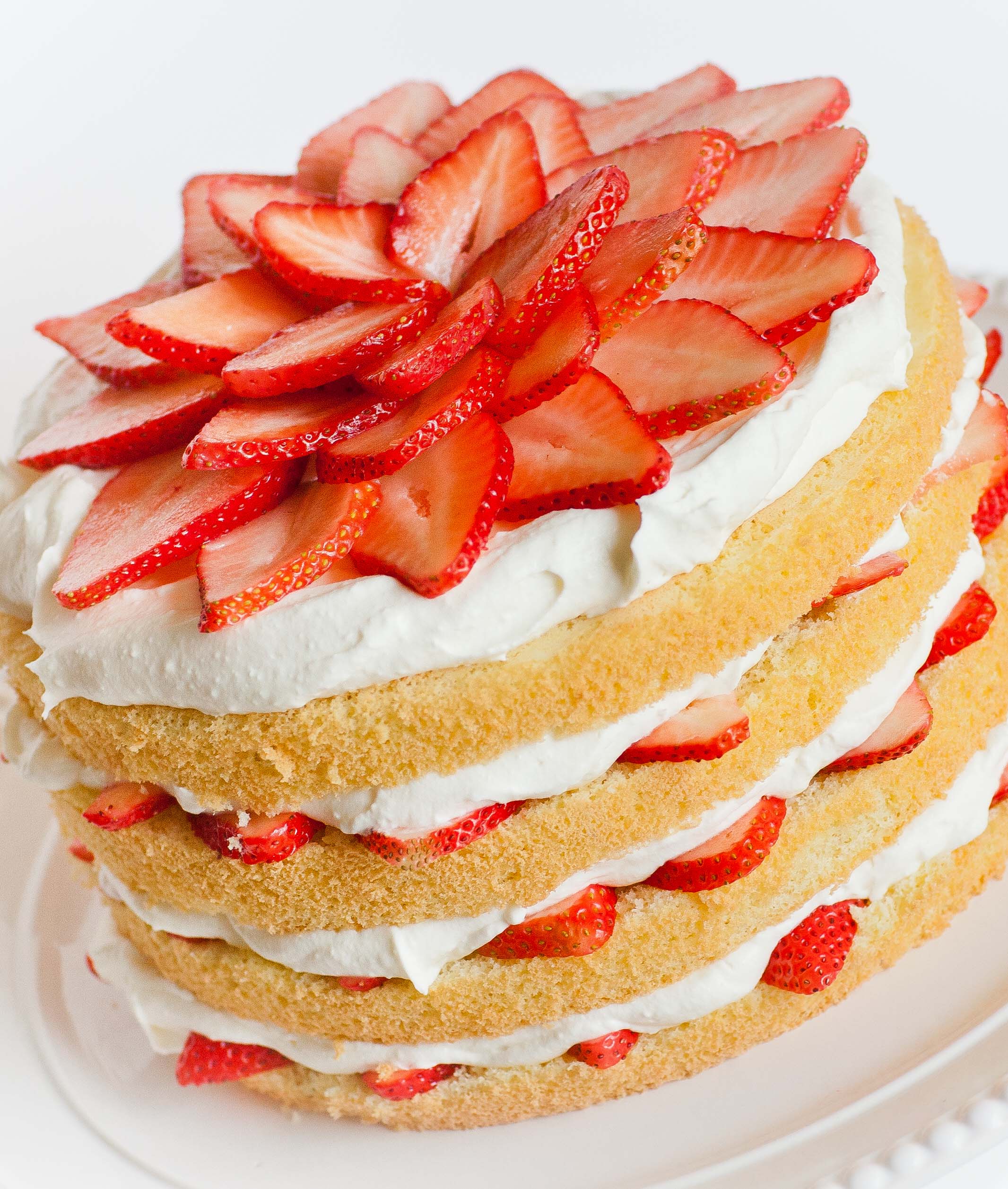 Strawberries And Cream Cake