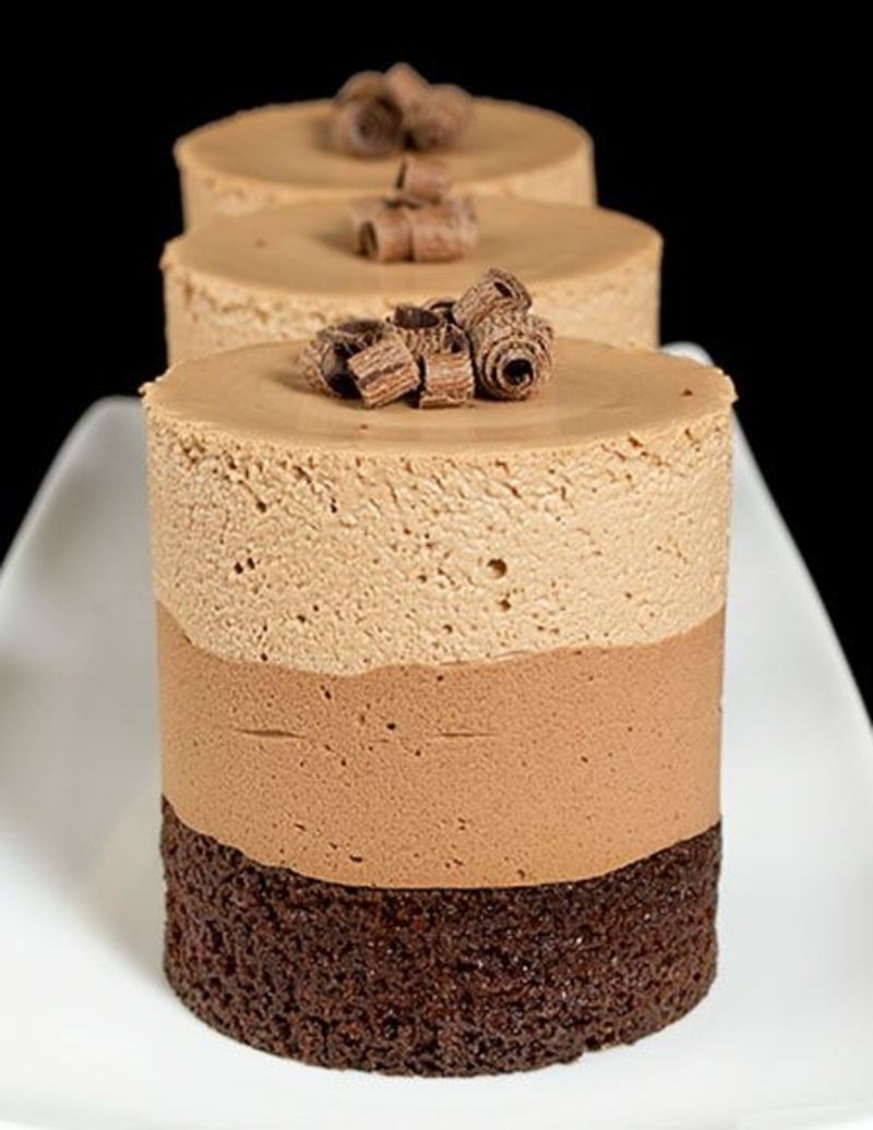 Triple Chocolate Mousse Cake