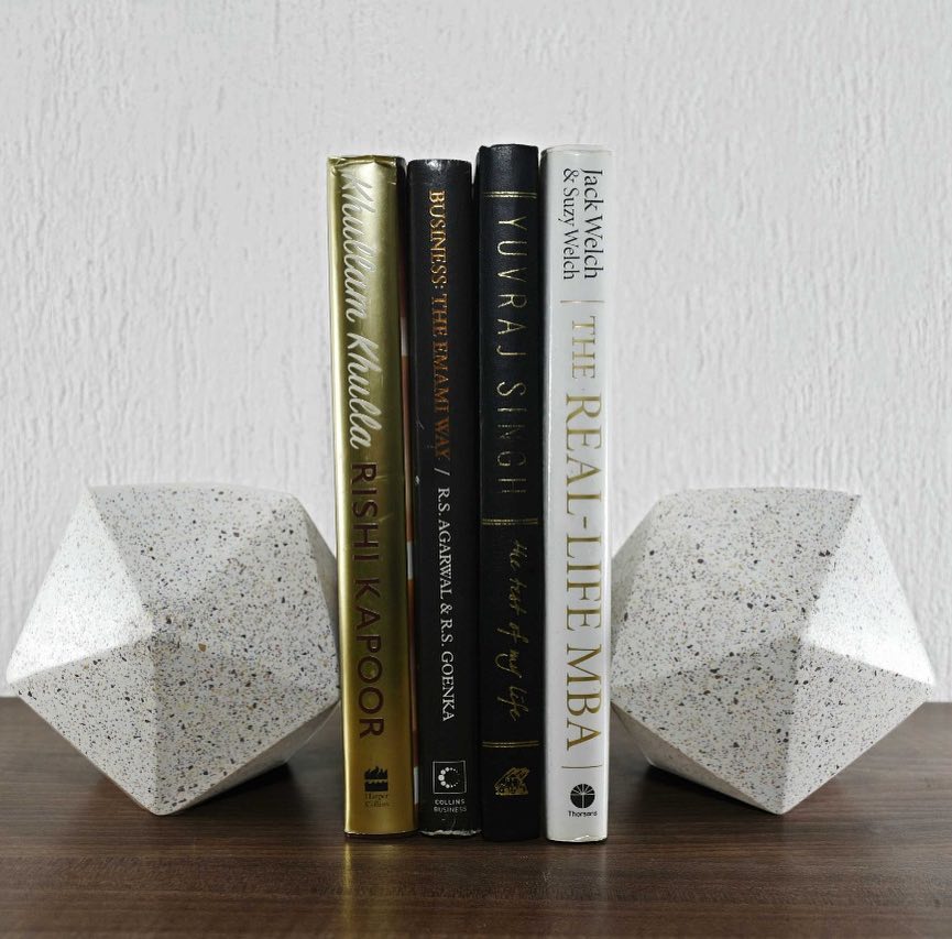 Concrete bookends