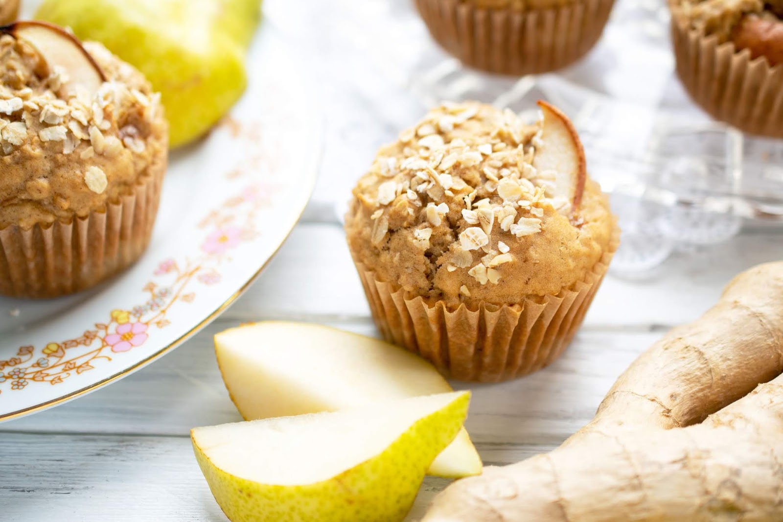 Ginger Pear Muffins