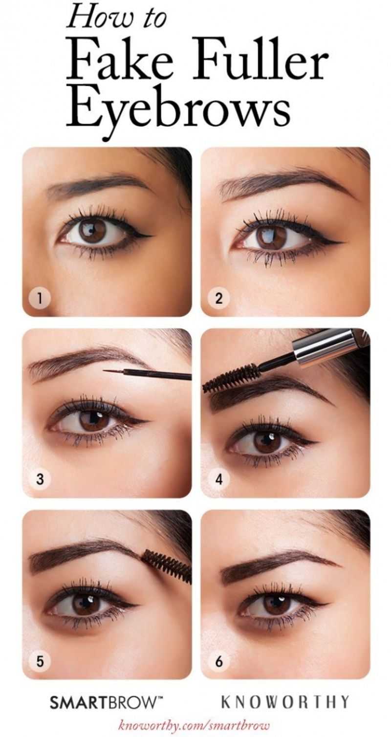 How To Fake Fuller Eyebrows In 6 Easy Steps