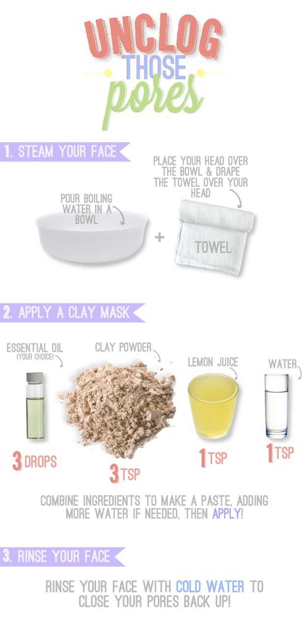 How To Unclog Pores