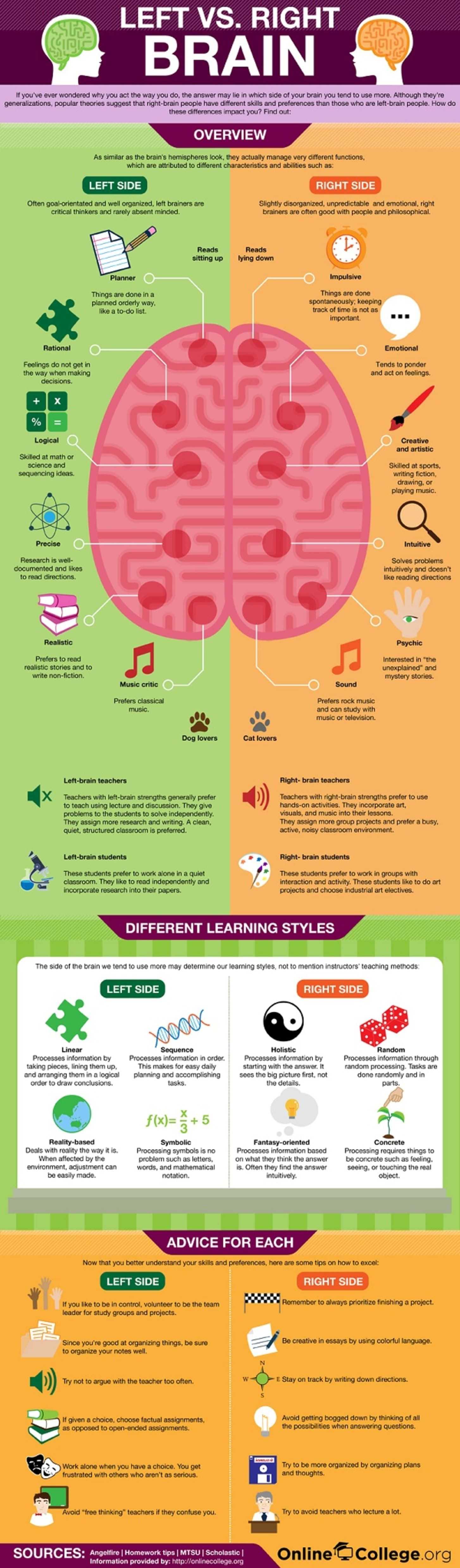 Left Vs Right Brain