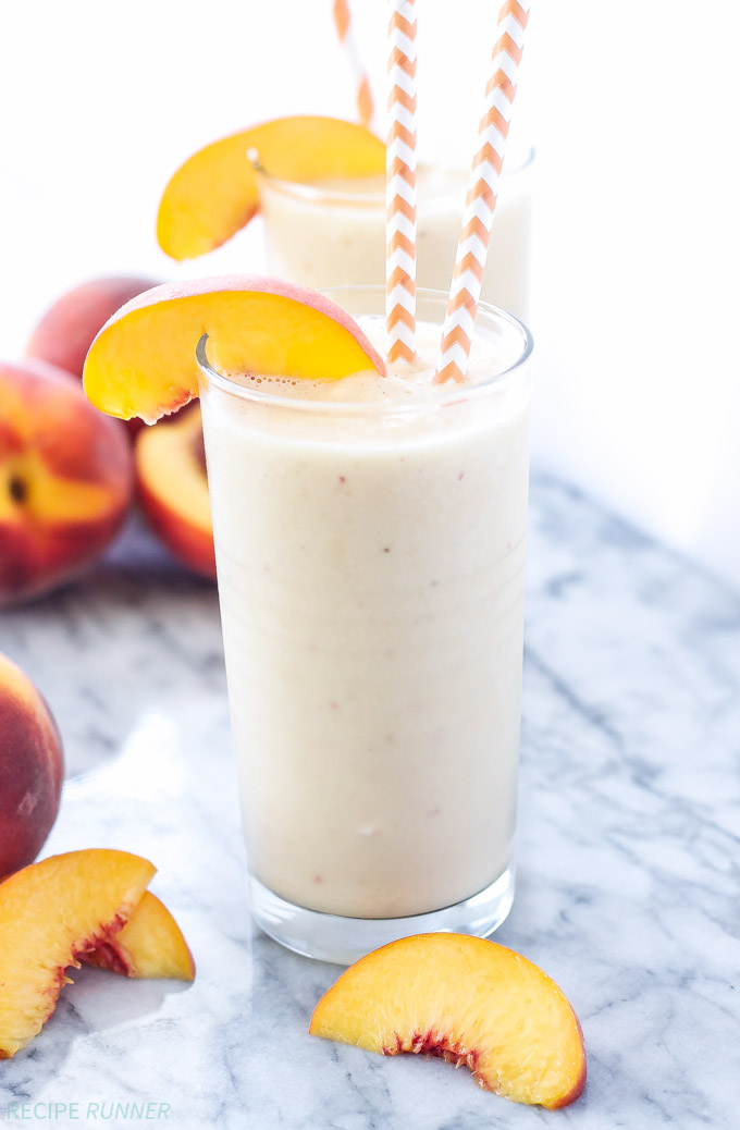 Peach Green Tea Smoothie