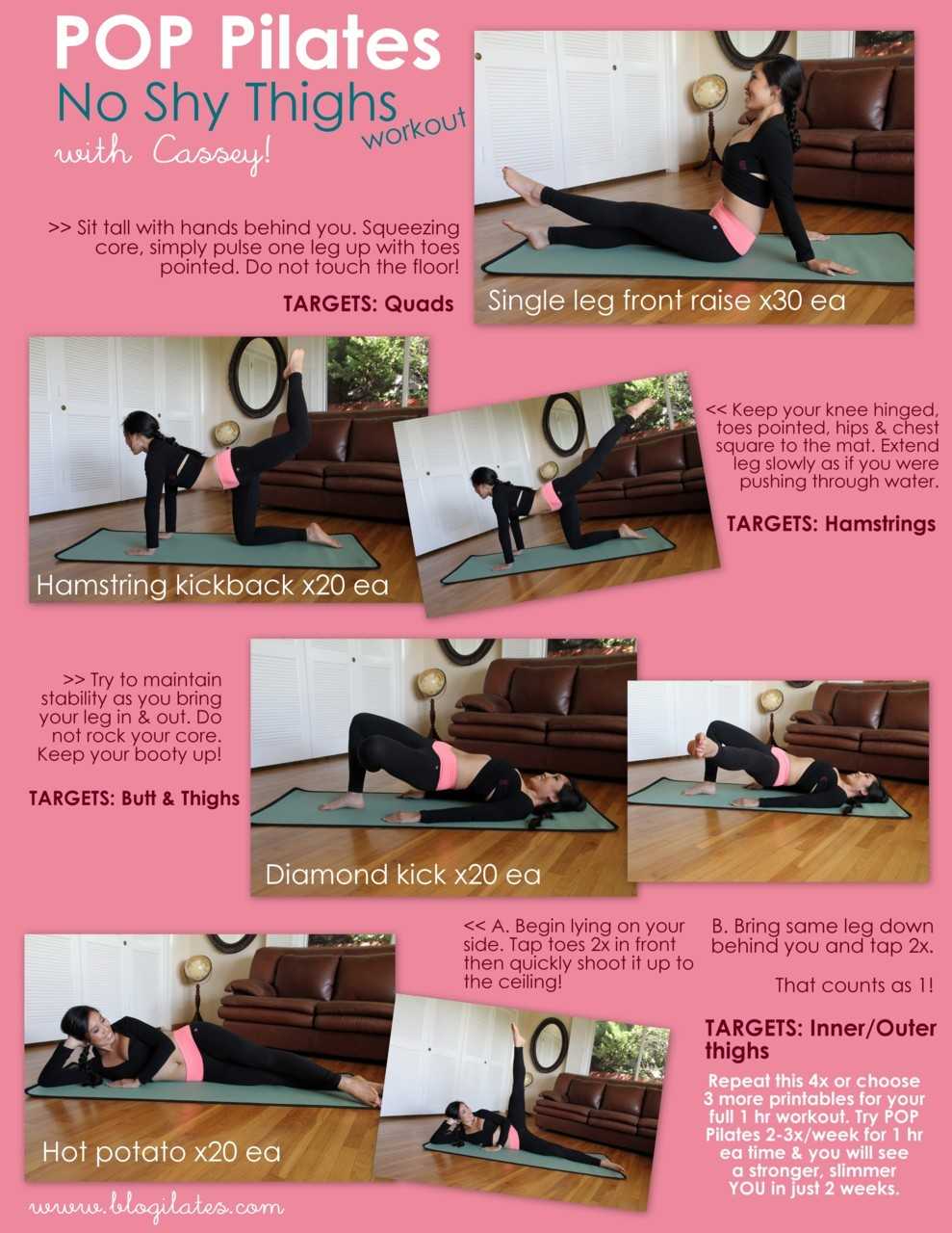 Pilates For Thighs