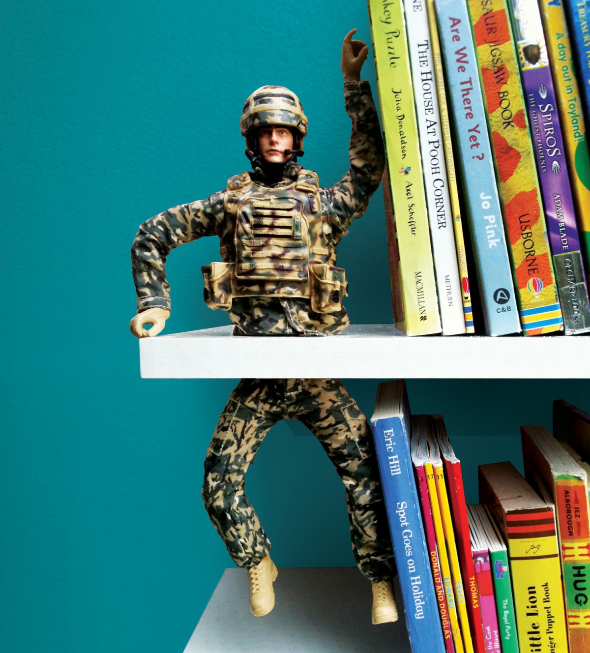 The action figure bookend