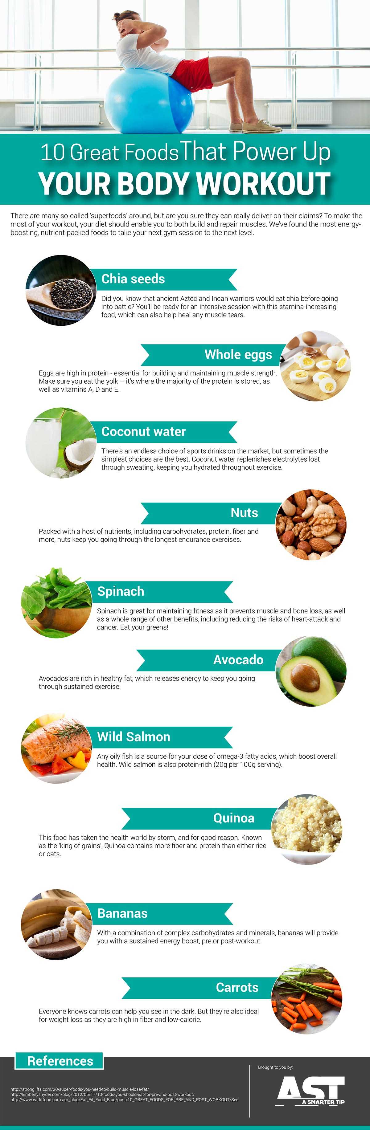 10 Great Foods Power Up Workout