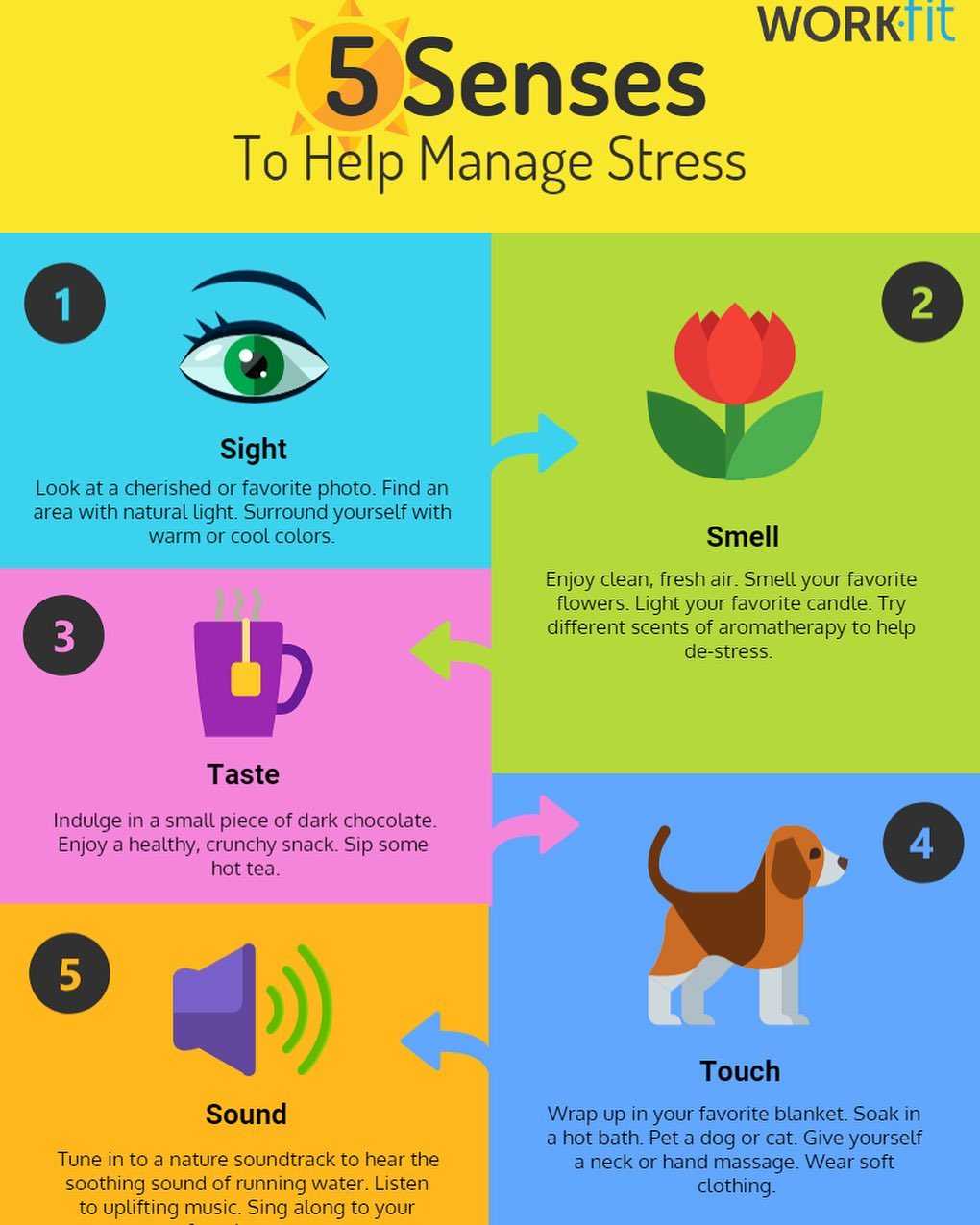 5 Senses To Help Manage Stress