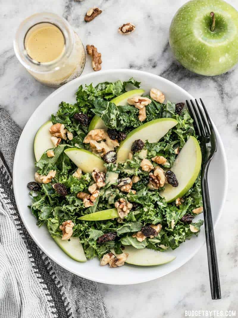 Apple Dijon Kale Salad