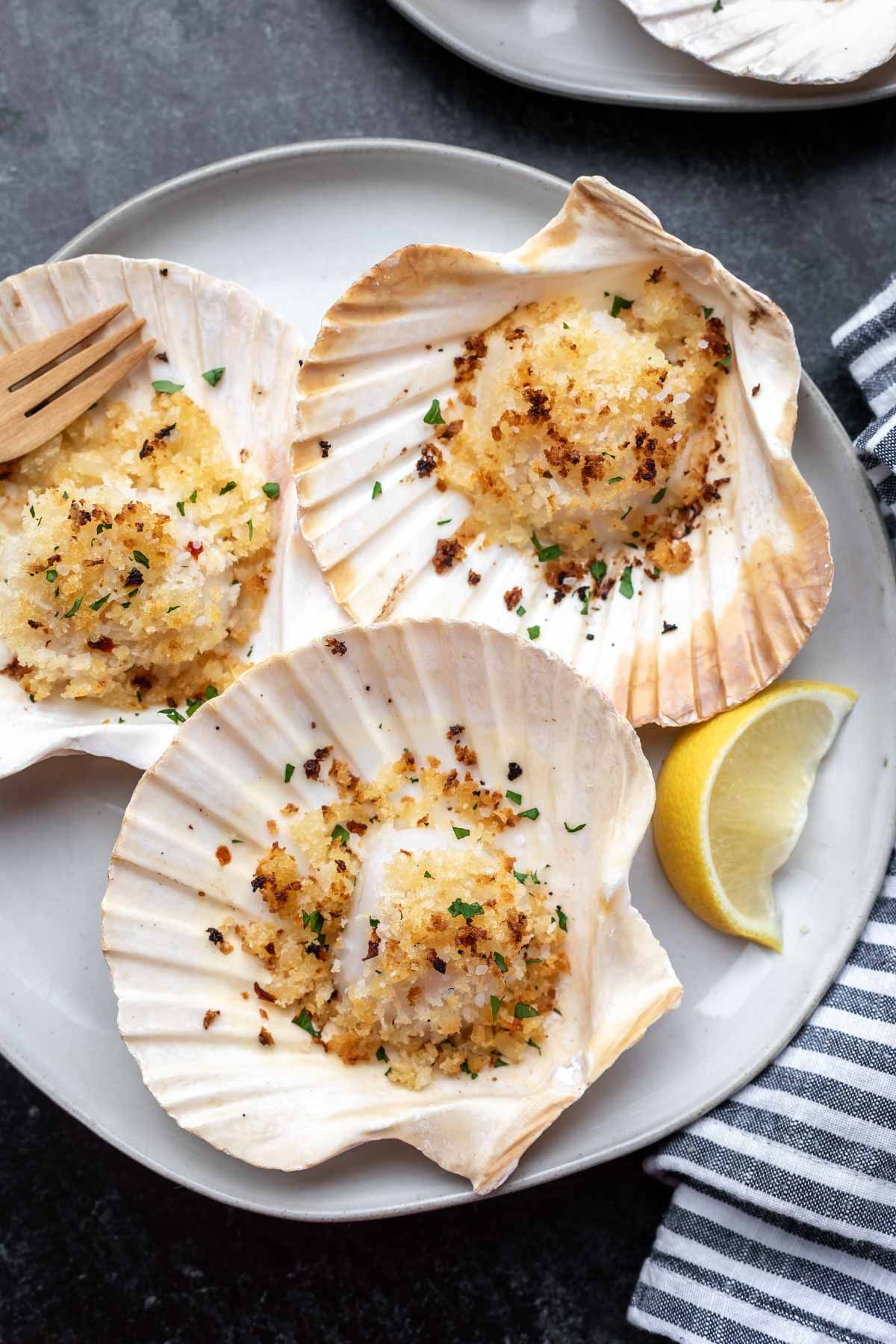 Baked Scallops