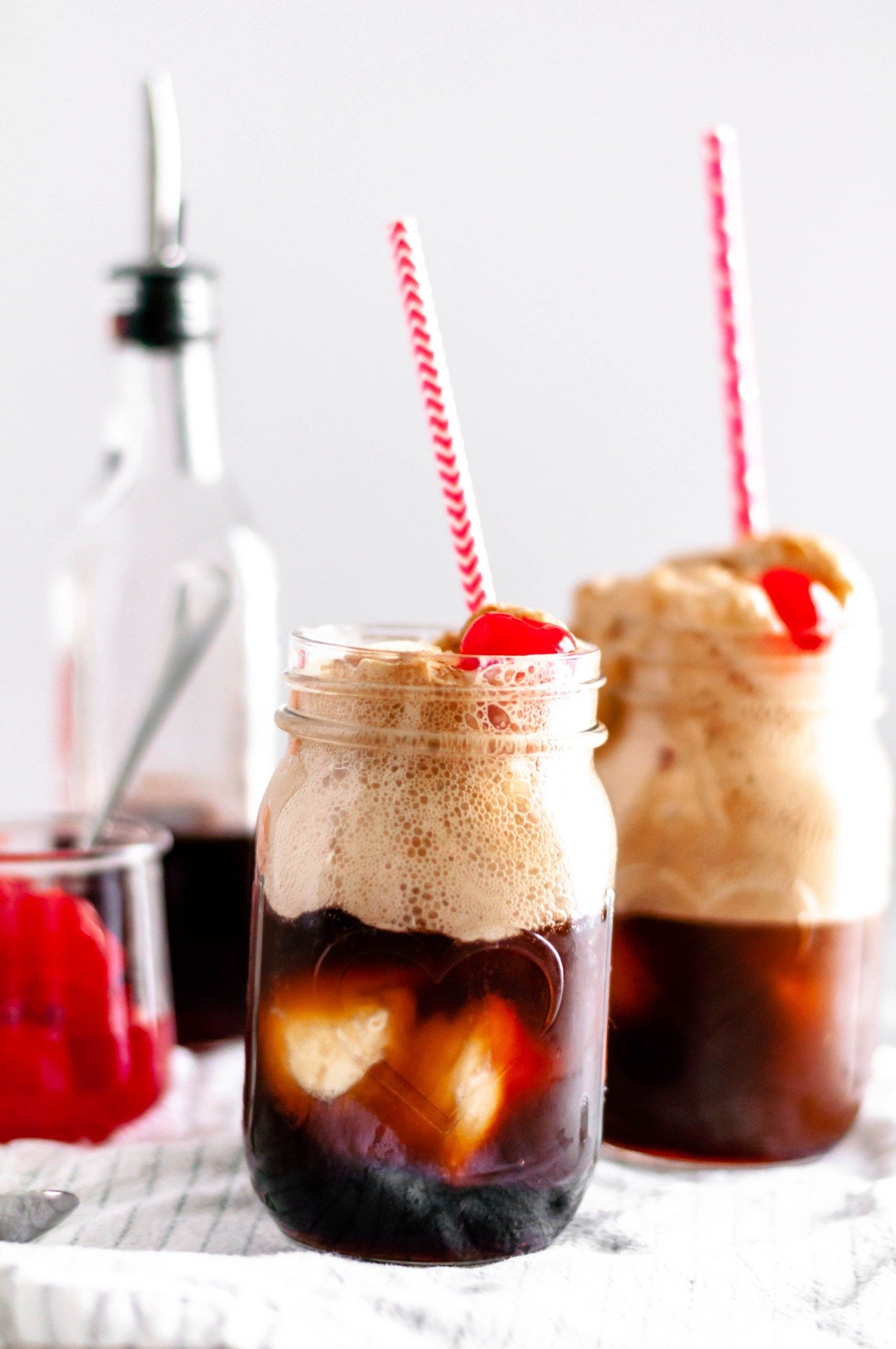 Cherry Vanilla Coca Cola Ice Cream Float