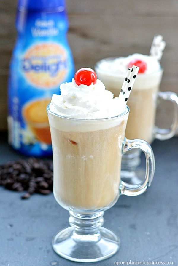 French Vanilla Coffee Ice Cream Float