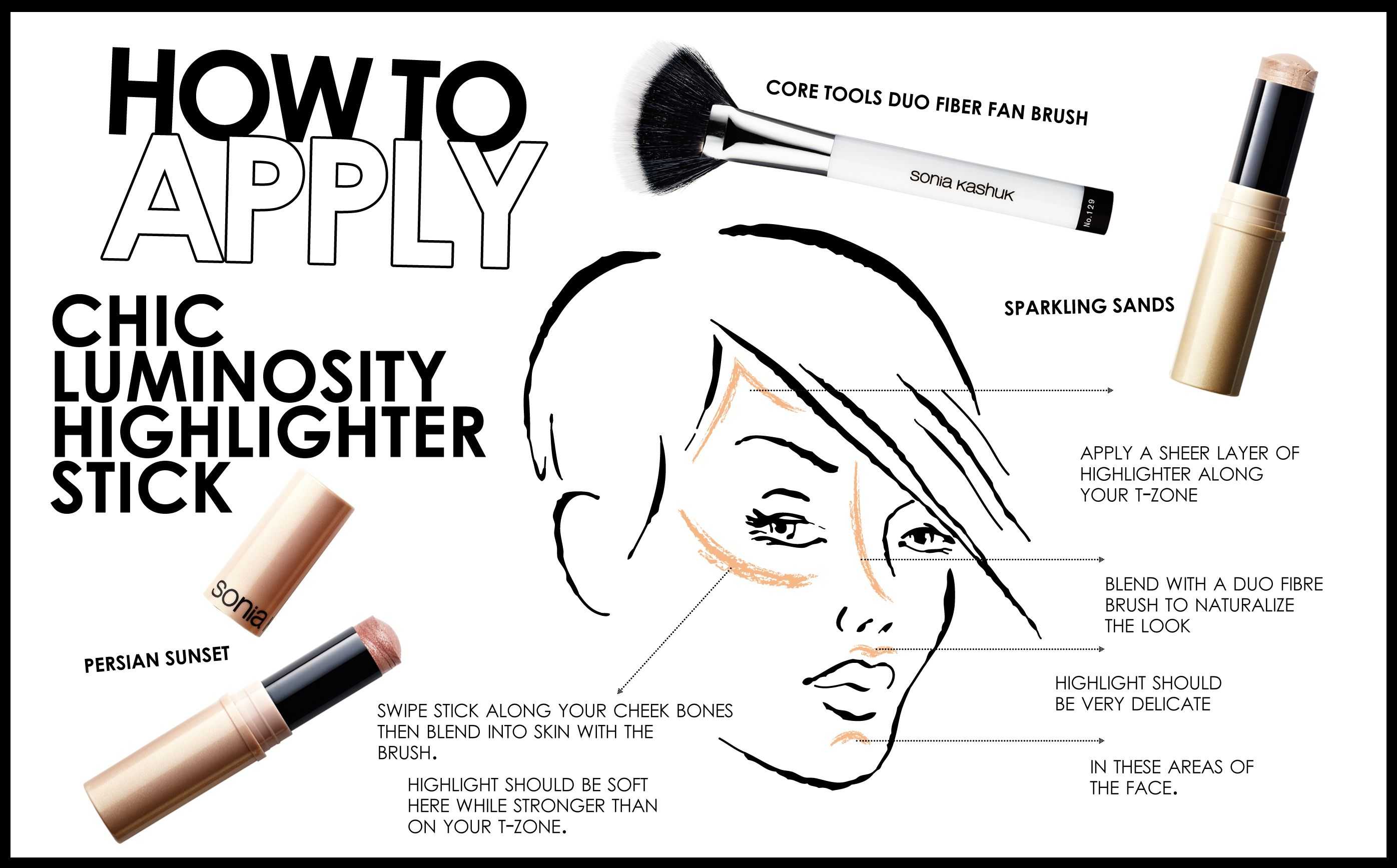 How To Apply Chic Luminosity Highlighter Stick