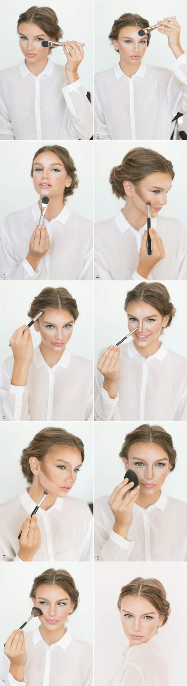 How To Contour And Highlight Your Wedding Make-Up