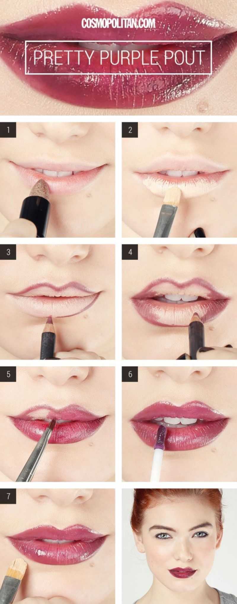 How To Get A Super Sexy Dark Purple Lip