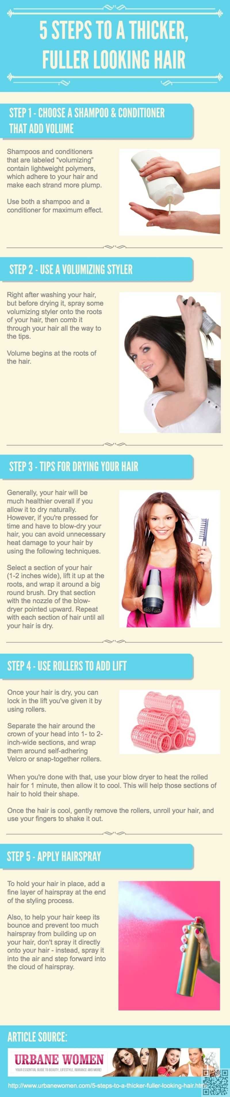 How To Get Thicker, Fuller Looking Hair