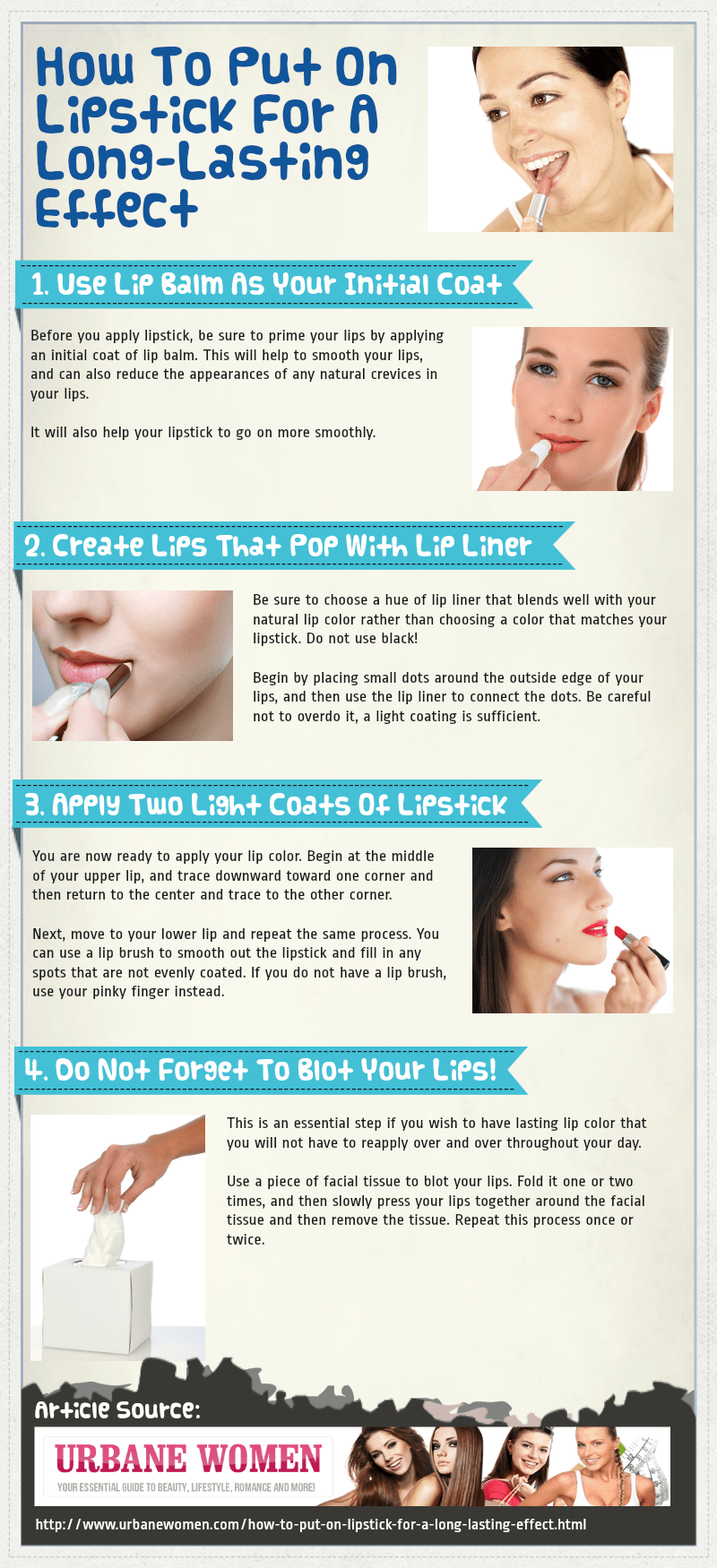 How To Put On Lipstick For A Long-Lasting Effect