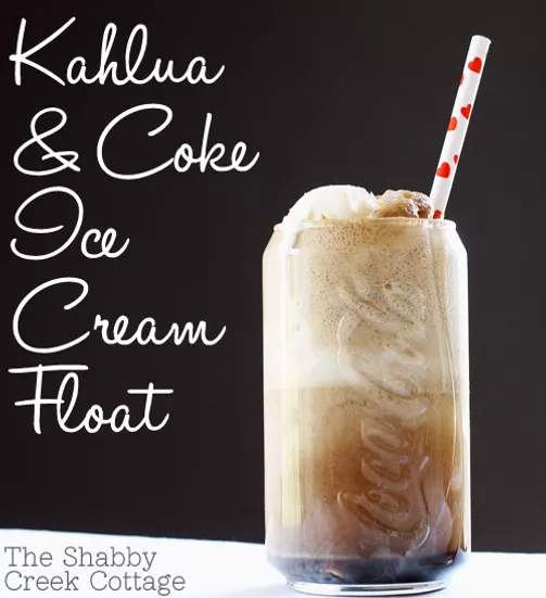 Kahlua And Coke Ice Cream Float