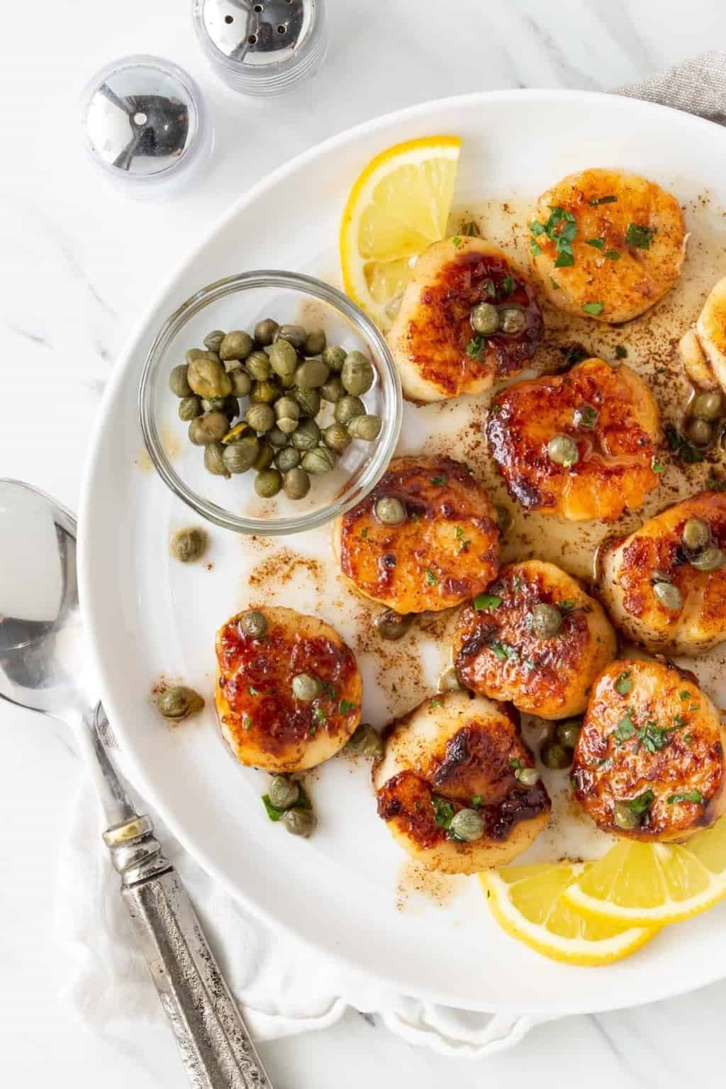 Lemon-Caper Scallops